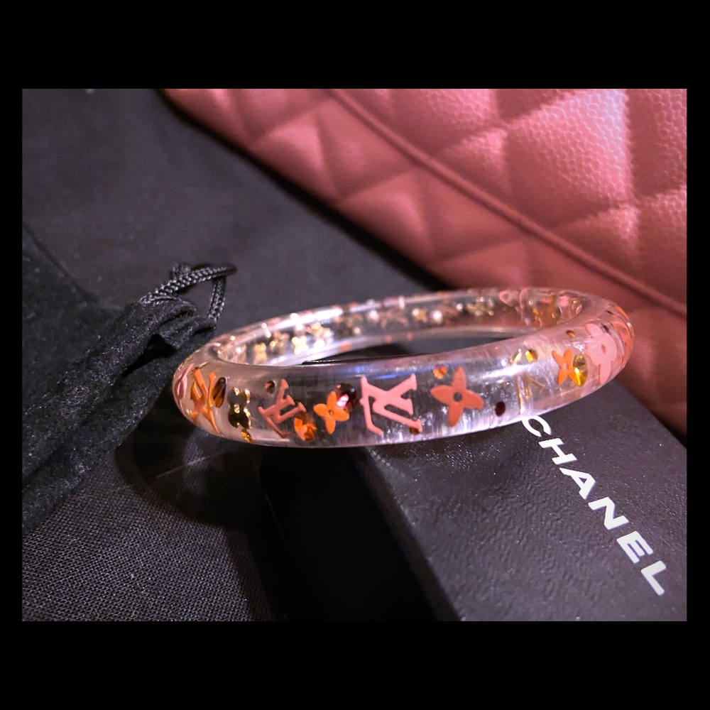 Louis Vuitton Inclusion Bracelet Tangerine Resin